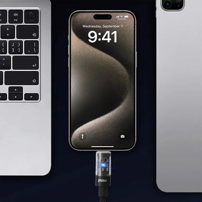 240W Nylon USB-C Fast Charging Cable – Samsung, Xiaomi, Huawei, Honor