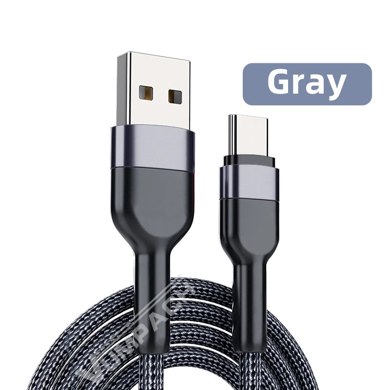 Fast USB-C Cable – Samsung, Xiaomi, Vivo, iPhone 16/15, Huawei