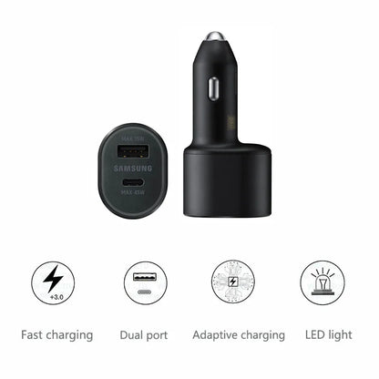 samsung 60w dual usb c car charger