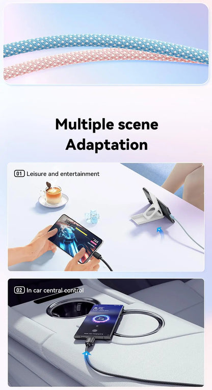 Essager 100W USB-C Cable – Huawei Honor, Xiaomi, OnePlus, Samsung