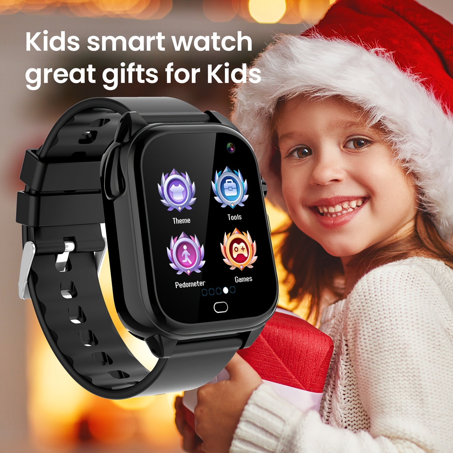Kids Smartwatch for Boys 3-12 – Touchscreen, Camera, Music, Games, Calendar & Voice Notebook
