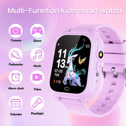 Kids Smartwatch for Boys 3-12 – Touchscreen, Camera, Music, Games, Calendar & Voice Notebook