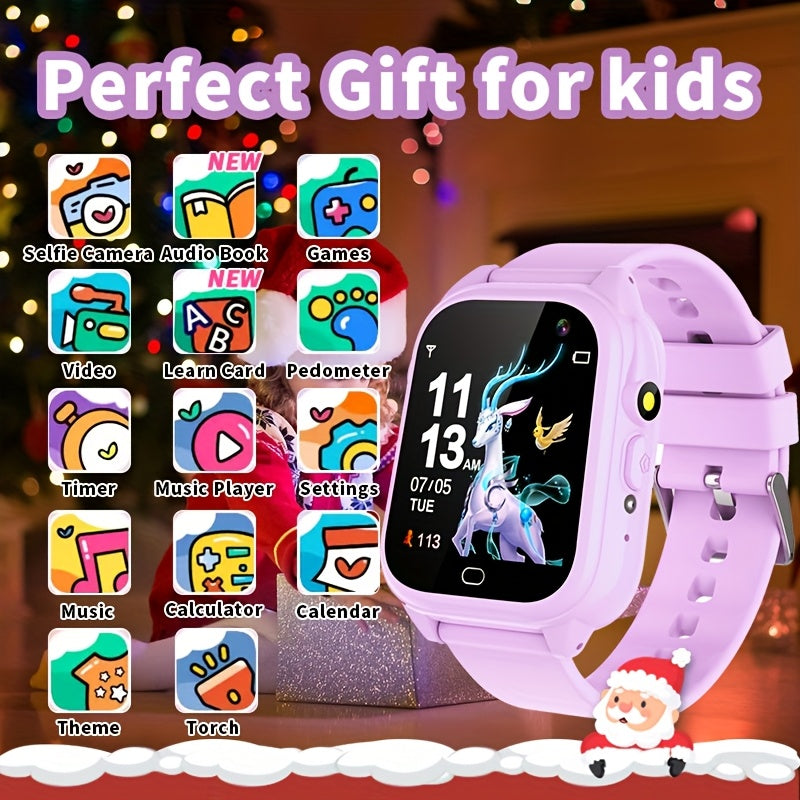 Kids Smartwatch for Boys 3-12 – Touchscreen, Camera, Music, Games, Calendar & Voice Notebook
